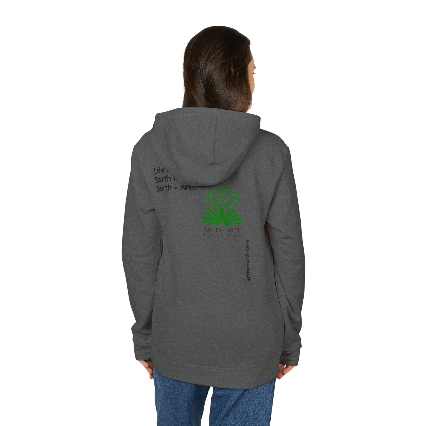 Z - ART BY EARTH HOODIE - adidas Unisex Fleece Hoodie - Art By Earth