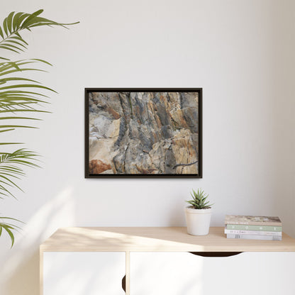 Stone's Silent Symphony - Unique Stretched Canvas Wall Art - Art By Earth