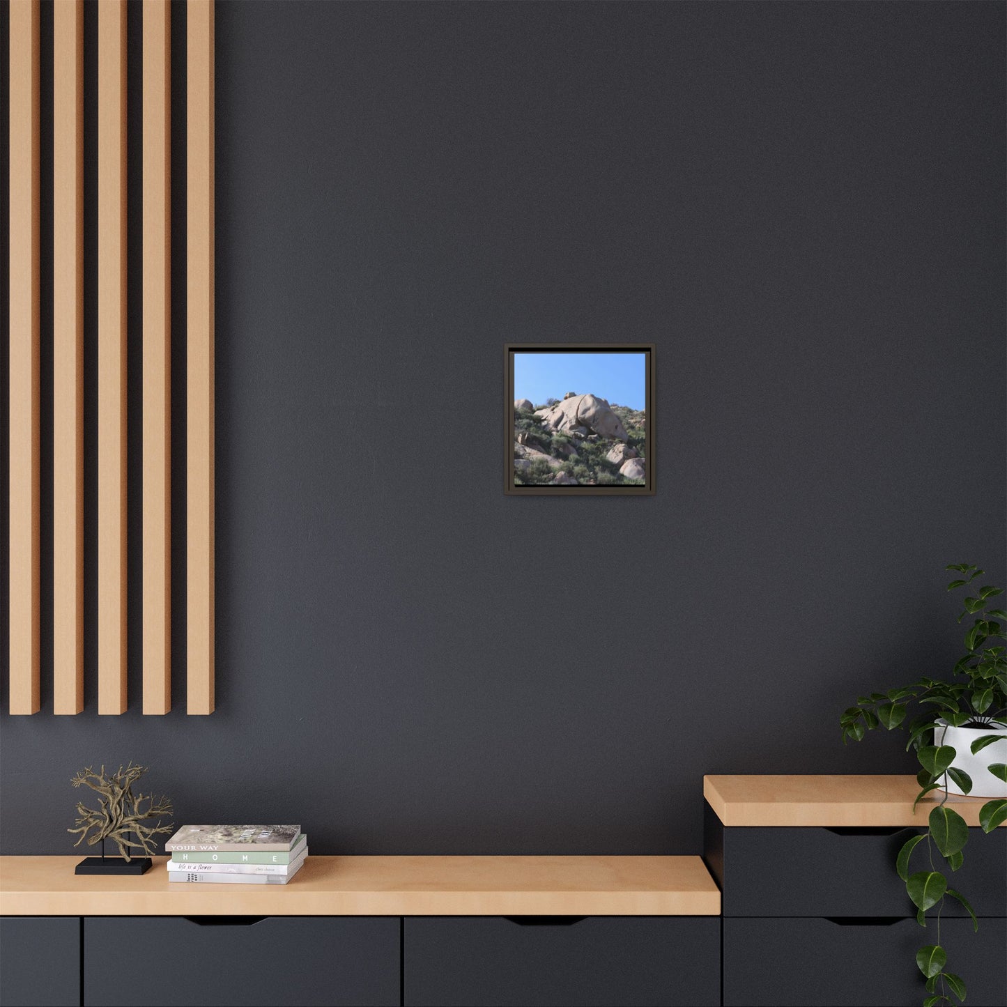 Ancient Stone Landscape - Unique Stretched Canvas Wall Art - Art By Earth