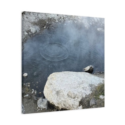 Echoes of Stone and Mist - Unique Frameless Canvas Wall Art
