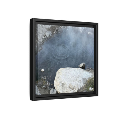 Ripples of Silence - Unique Stretched Canvas Wall Art