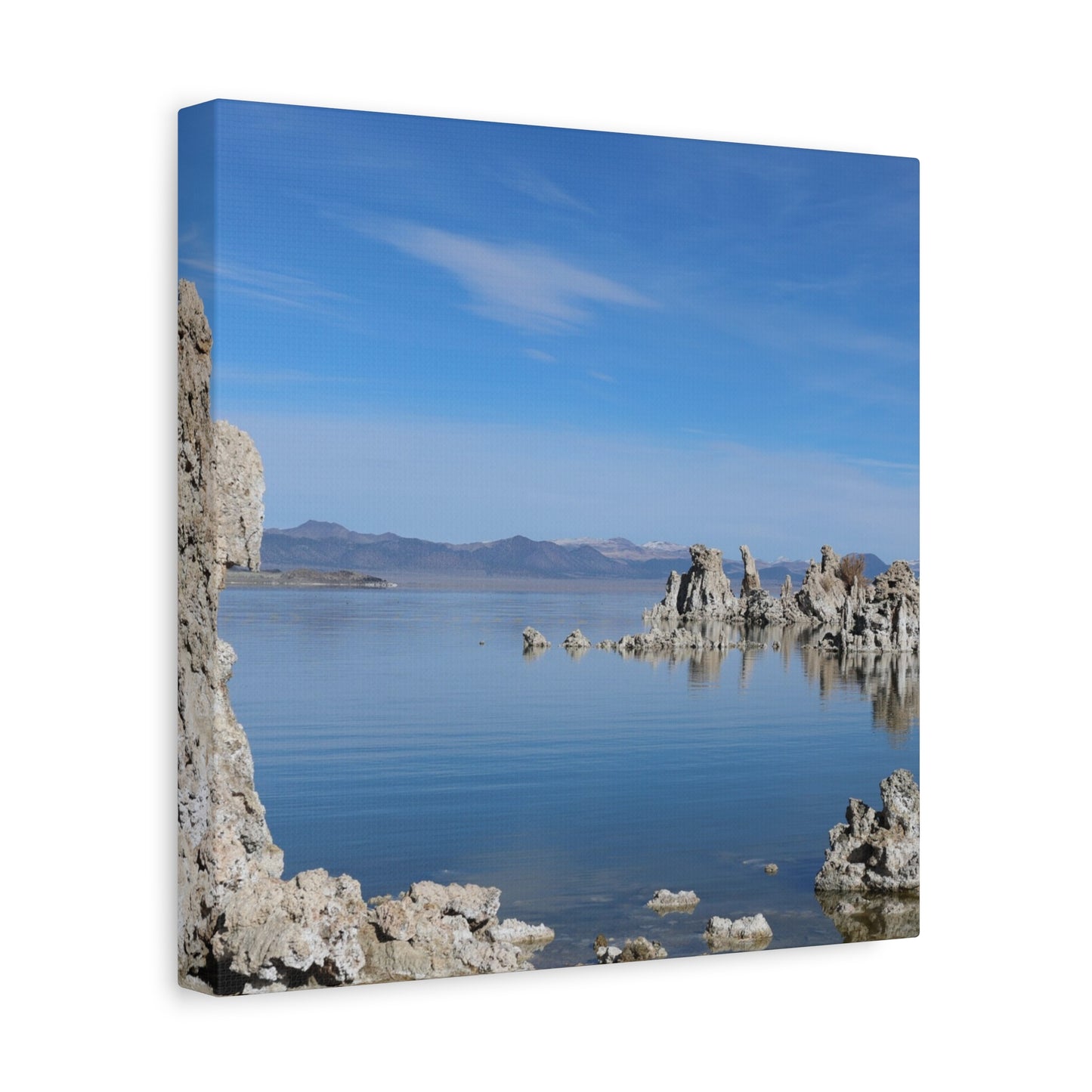 Echoes of Stone and Water - Unique Frameless Canvas Wall Art