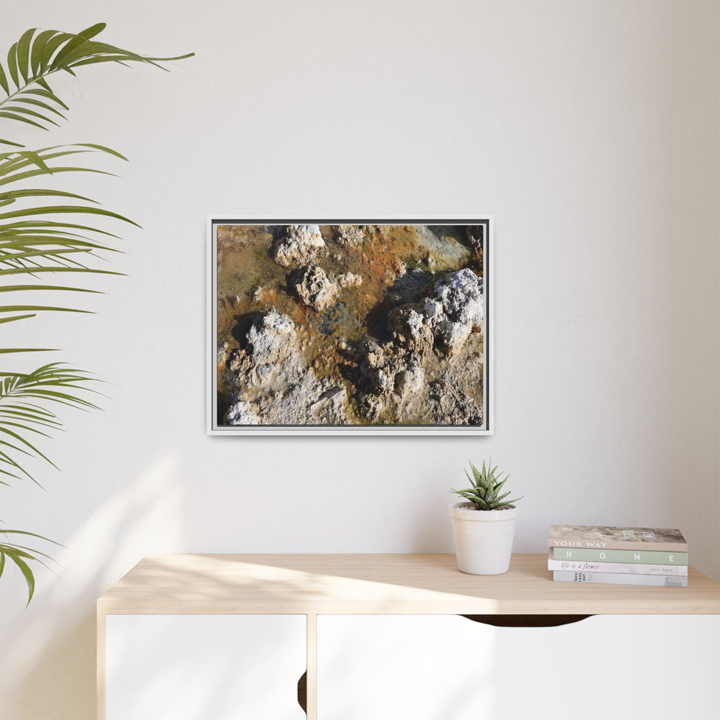 Textural Metamorphosis - Unique Stretched Canvas Wall Art