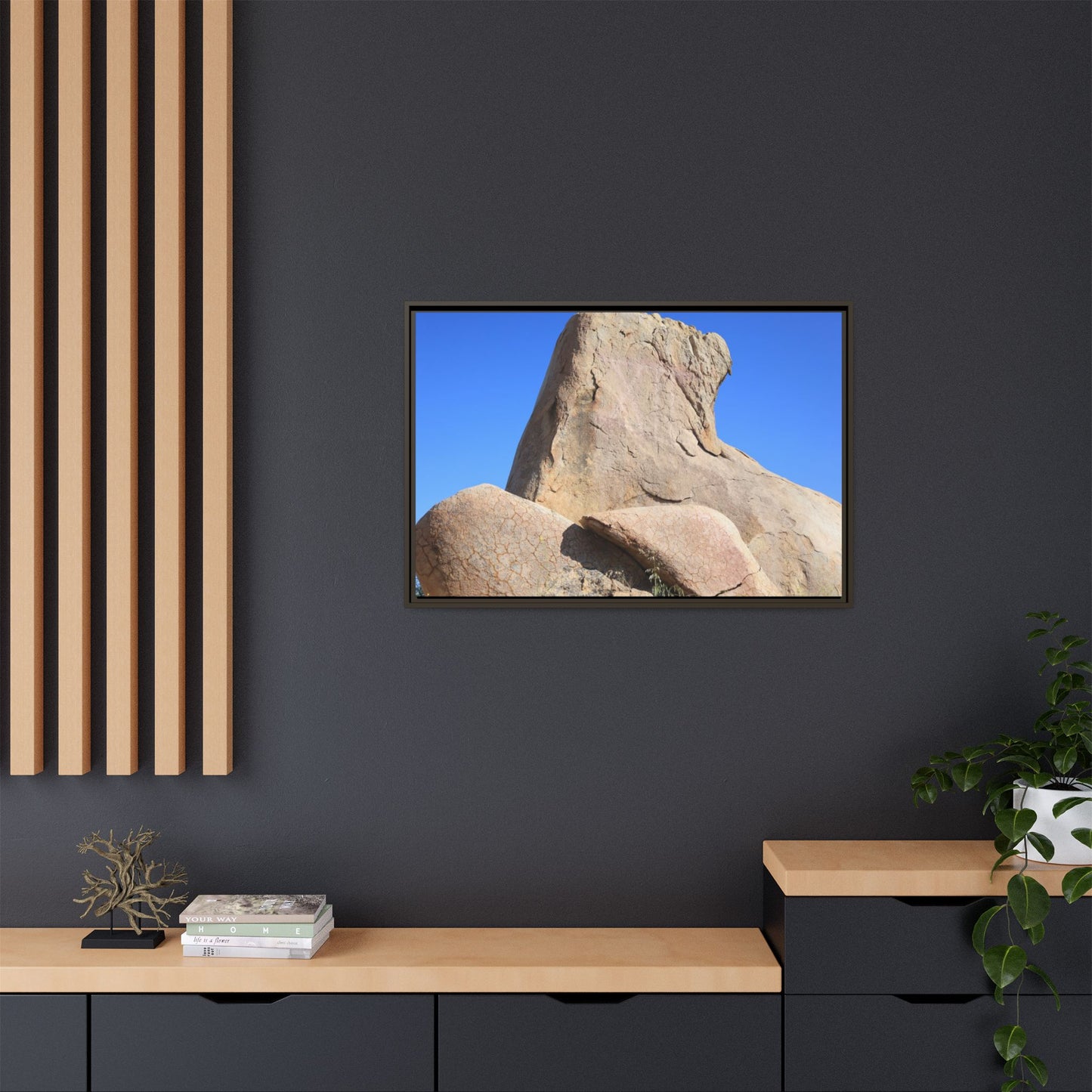 Rocky Sentinel - Unique Stretched Canvas Wall Art - Art By Earth
