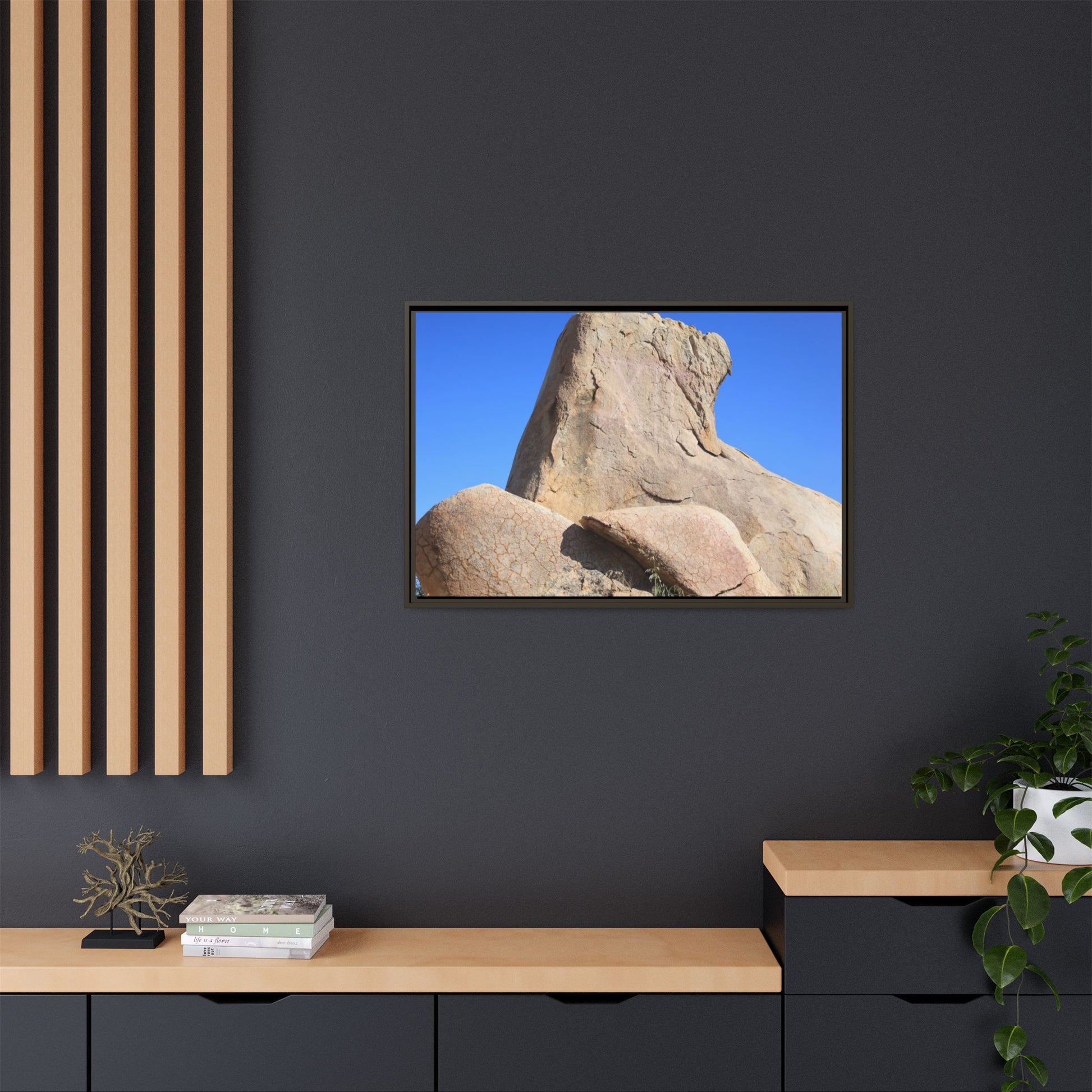 Rocky Sentinel - Unique Stretched Canvas Wall Art - Art By Earth