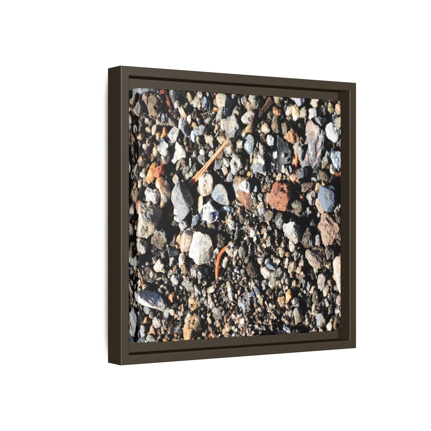 Stones and Soil - Unique Stretched Canvas Wall Art