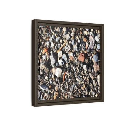 Stones and Soil - Unique Stretched Canvas Wall Art