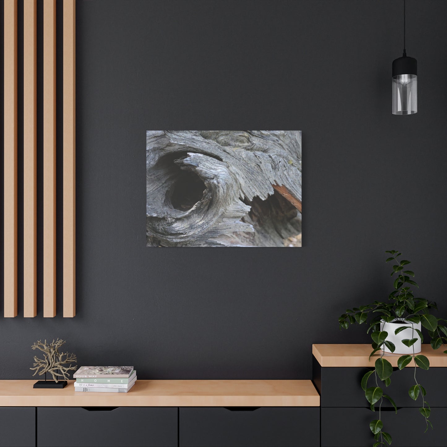 Twisted Whispers of the Forest Floor - Unique Frameless Canvas Wall Art - Art By Earth