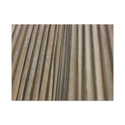 Linear Rhythm - Unique Frameless Canvas Wall Art - Art By Earth