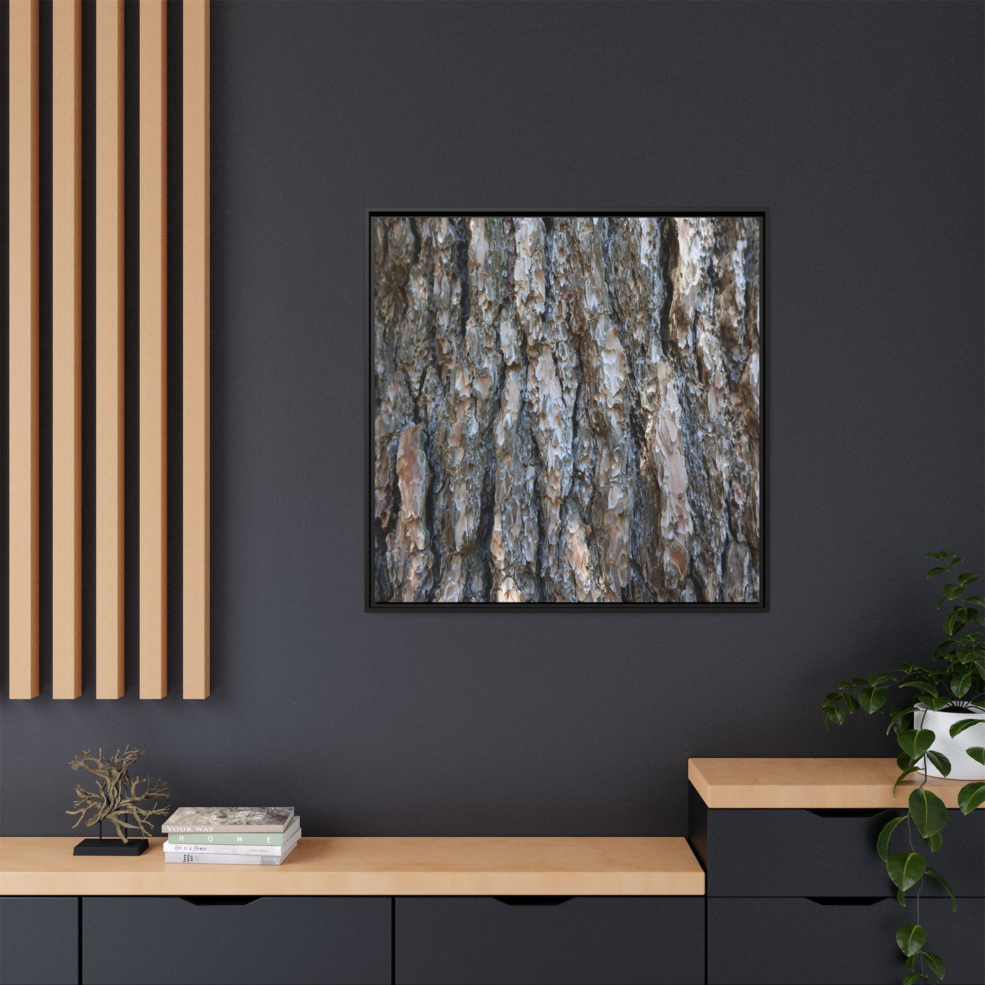Bark Whispers - Unique Stretched Canvas Wall Art - Art By Earth