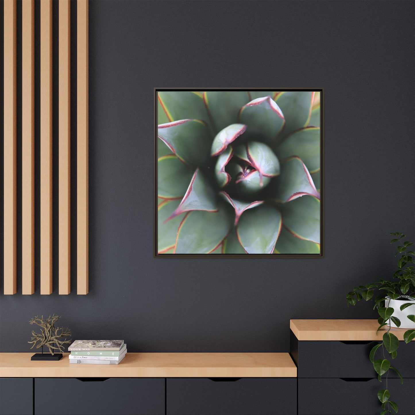 Spiky Elegance - Unique Stretched Canvas Wall Art - Art By Earth