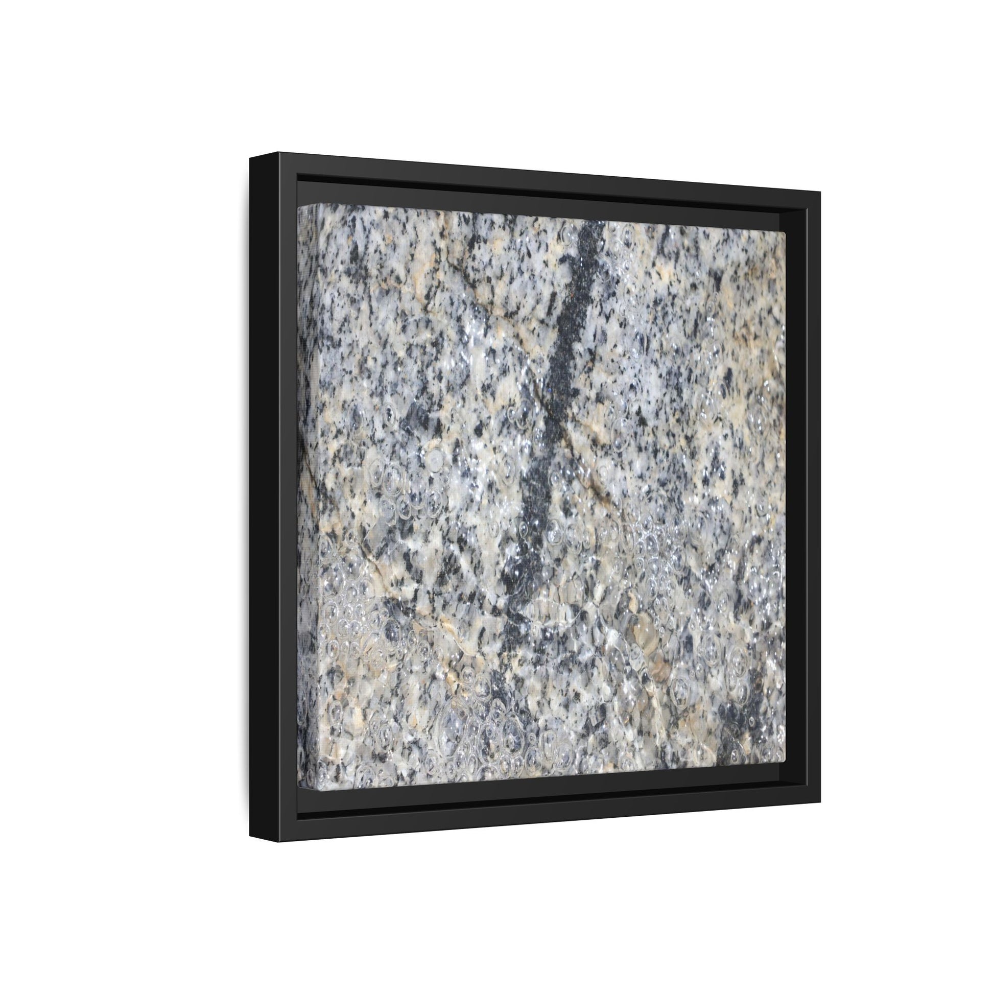Granite Bubbles - Unique Stretched Canvas Wall Art - Art By Earth