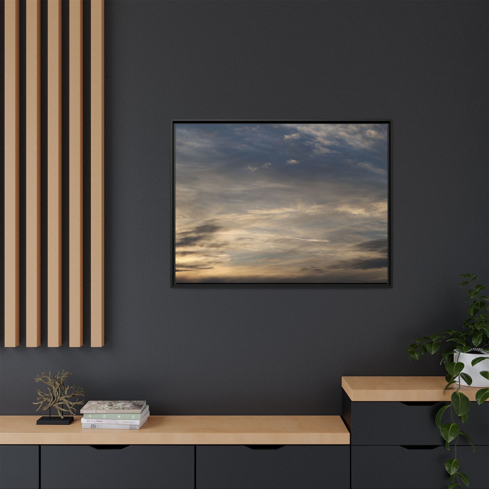 Clouded Thoughts - Unique Stretched Canvas Wall Art - Art By Earth