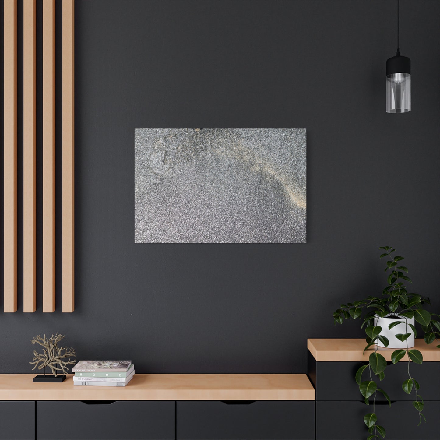 Ephemeral Whispers of Granite - Unique Frameless Canvas Wall Art - Art By Earth