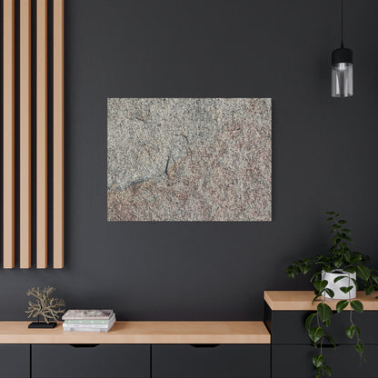 Tectonic Murmur - Unique Frameless Canvas Wall Art - Art By Earth