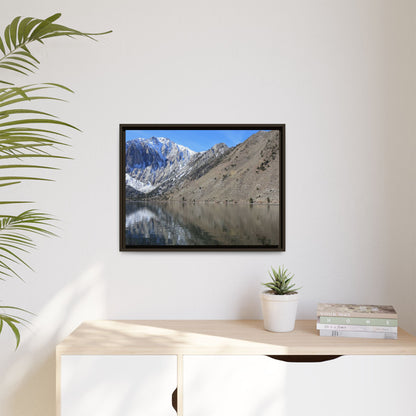 Mountain Mirror - Unique Stretched Canvas Wall Art