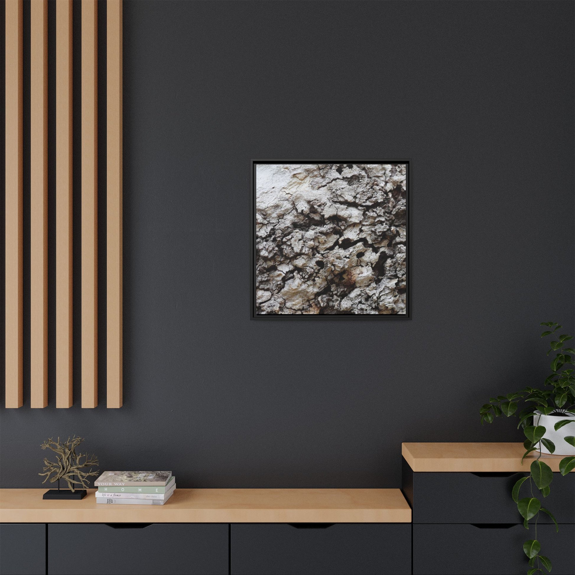 Cracked Terrain - Unique Stretched Canvas Wall Art - Art By Earth