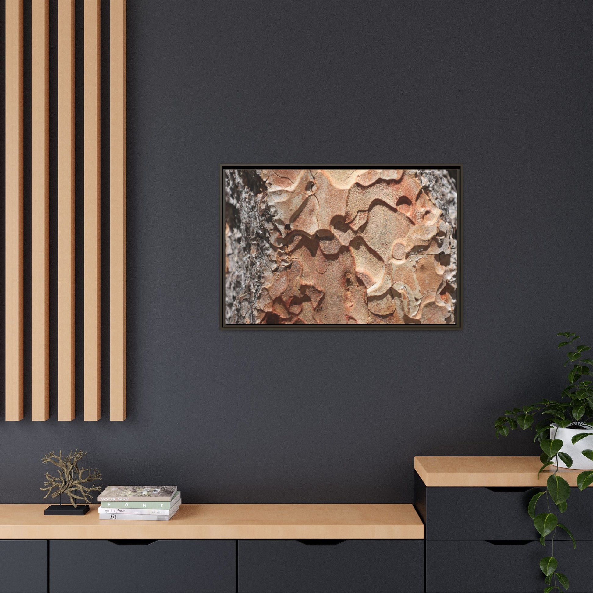 Rust and Stone - Unique Stretched Canvas Wall Art - Art By Earth