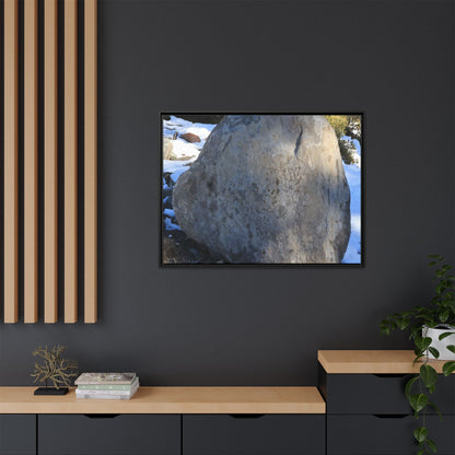 Glacial Solitude - Unique Stretched Canvas Wall Art