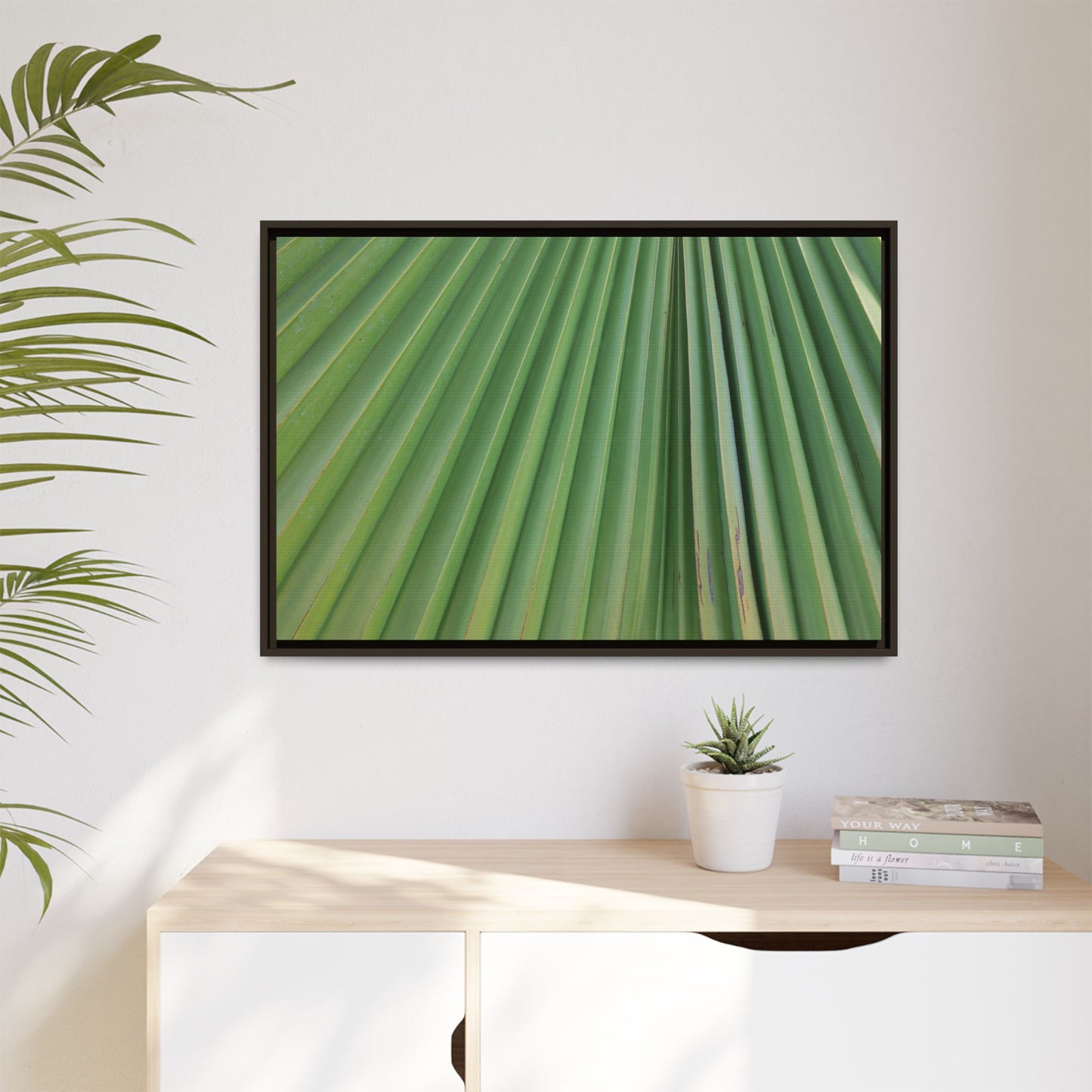 Emerald Rays - Unique Stretched Canvas Wall Art - Art By Earth