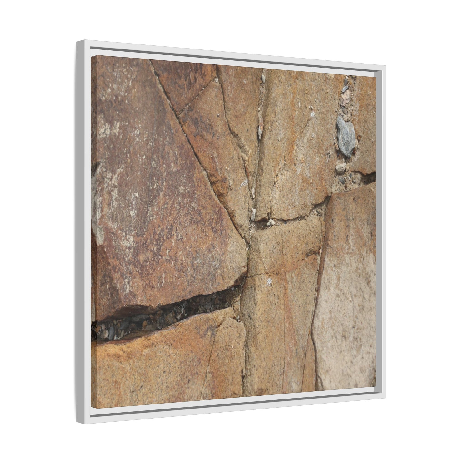 Rusty Crevices - Unique Stretched Canvas Wall Art - Art By Earth