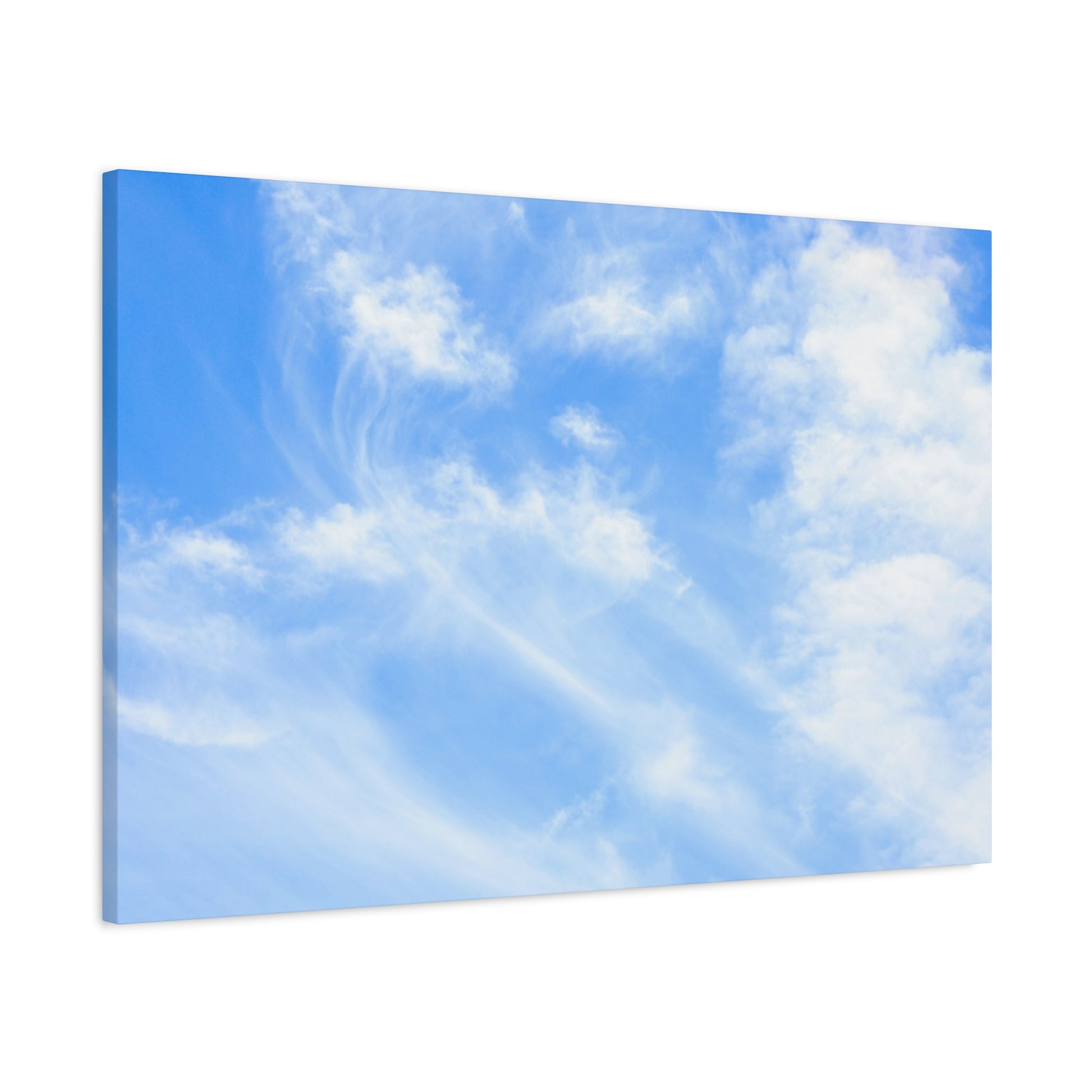 Whispers of Cerulean - Unique Frameless Canvas Wall Art - Art By Earth