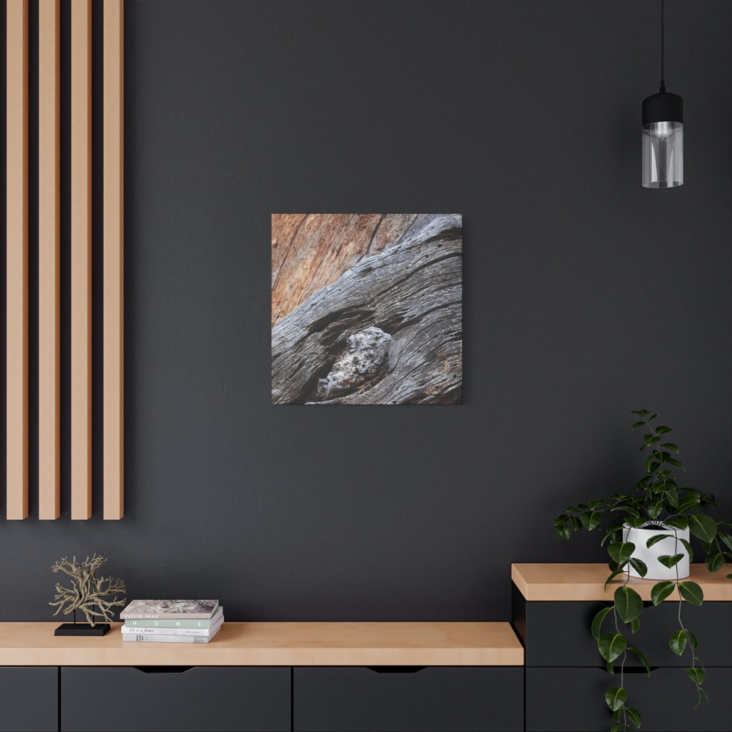 Tree Bark Texture - Unique Frameless Canvas Wall Art - Art By Earth