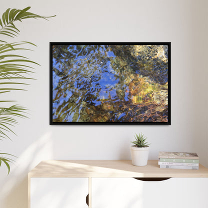 Watery Kaleidoscope - Unique Stretched Canvas Wall Art - Art By Earth