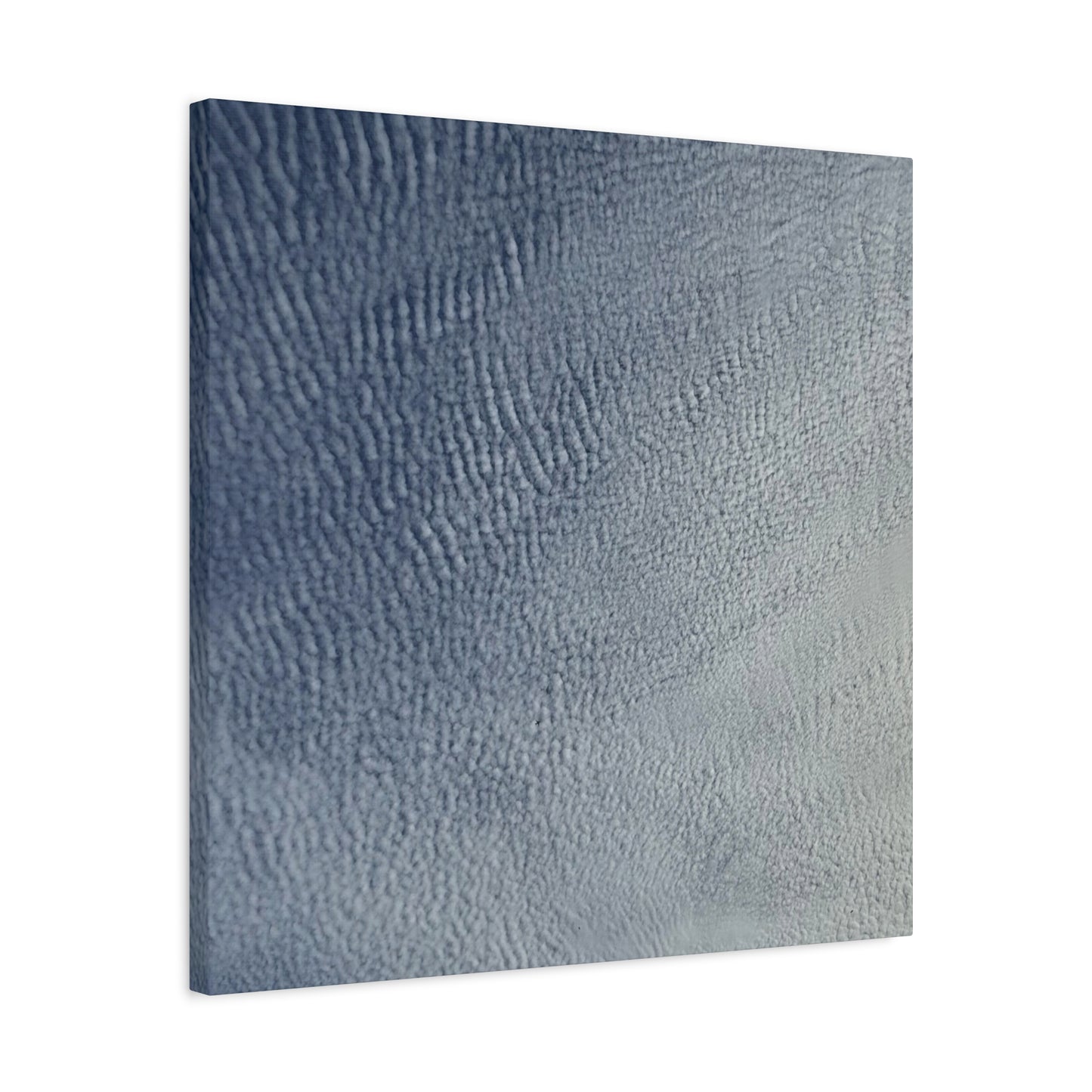 Undulating Whispers of Cerulean - Unique Frameless Canvas Wall Art - Art By Earth