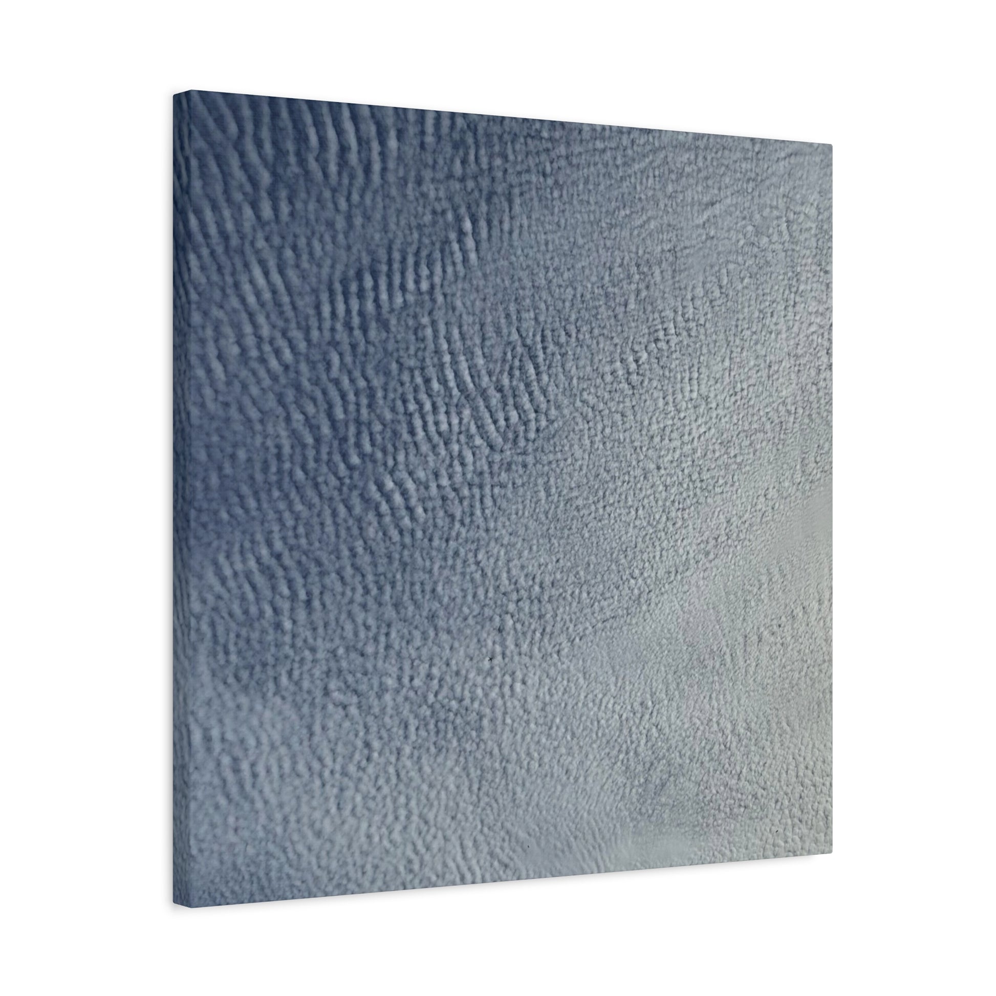 Undulating Whispers of Cerulean - Unique Frameless Canvas Wall Art - Art By Earth