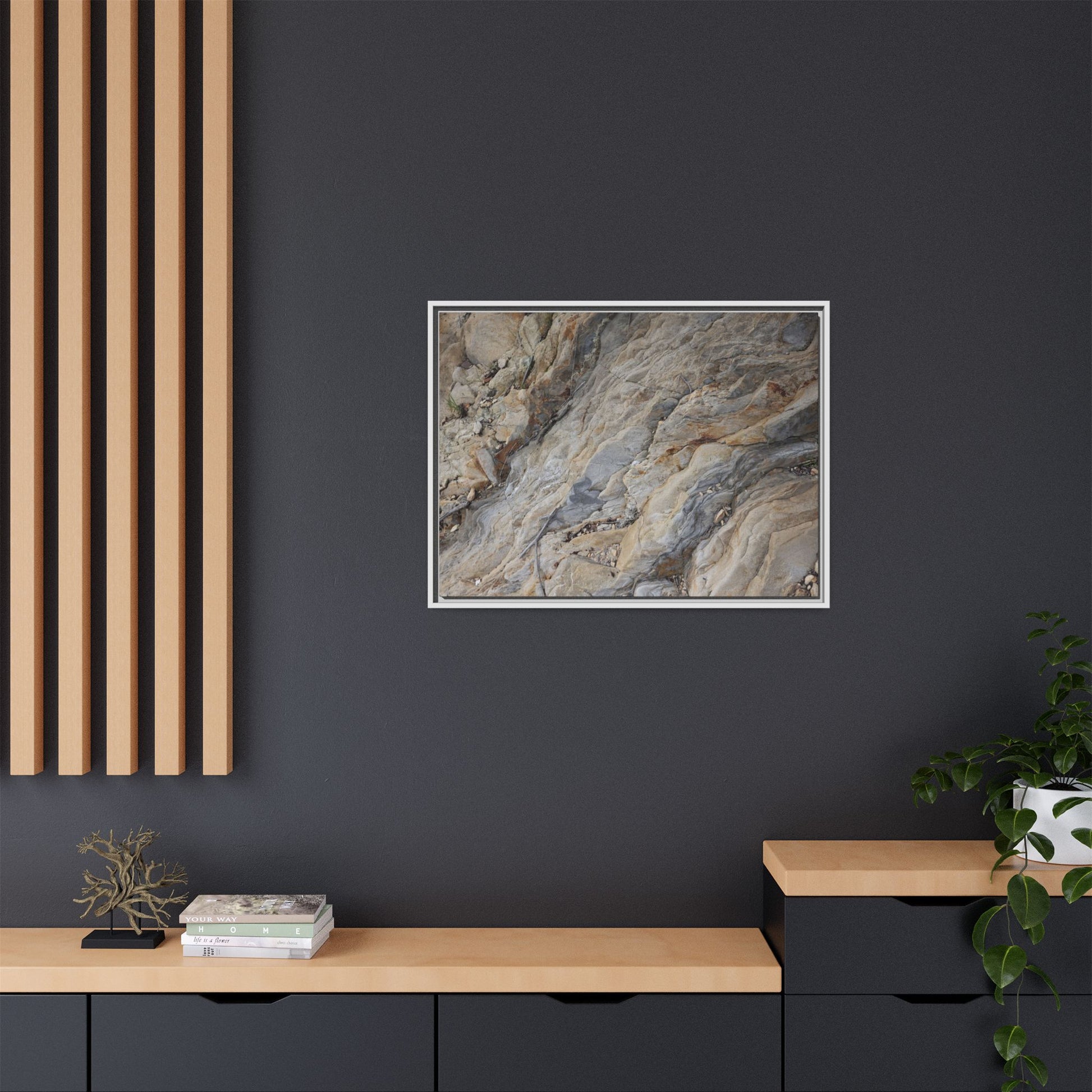 Layers of Earth's History - Unique Stretched Canvas Wall Art - Art By Earth