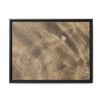 Underwater Sand Exploration - Unique Stretched Canvas Wall Art - Art By Earth