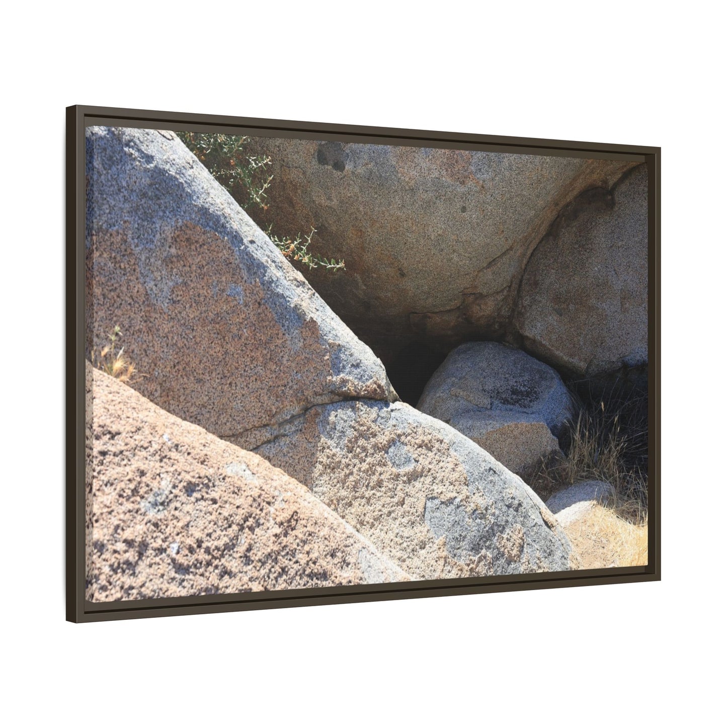 Boulder Shelter - Unique Stretched Canvas Wall Art