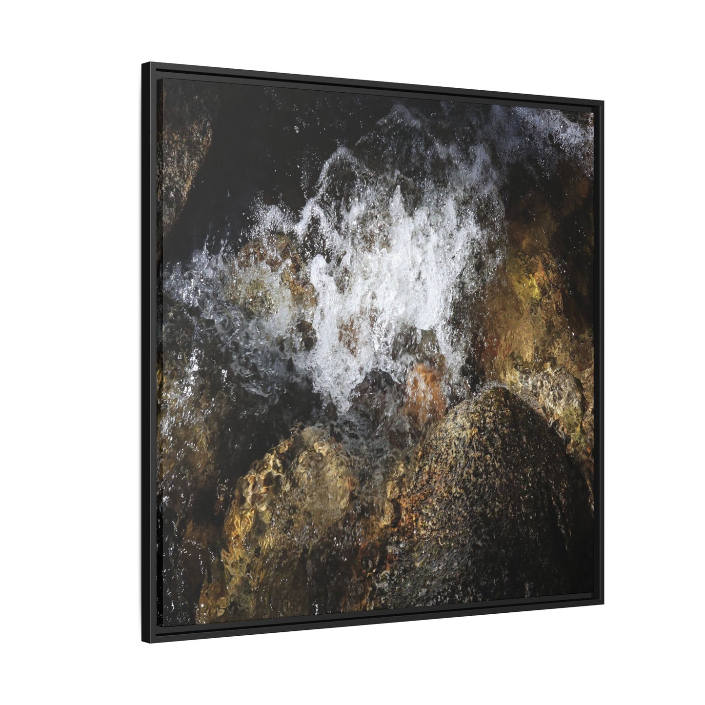 Cascading Momentum - Unique Stretched Canvas Wall Art - Art By Earth