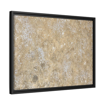 Bubbling Sand - Unique Stretched Canvas Wall Art - Art By Earth