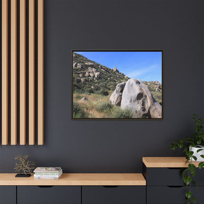 Ancient Stone Guardian - Unique Stretched Canvas Wall Art - Art By Earth