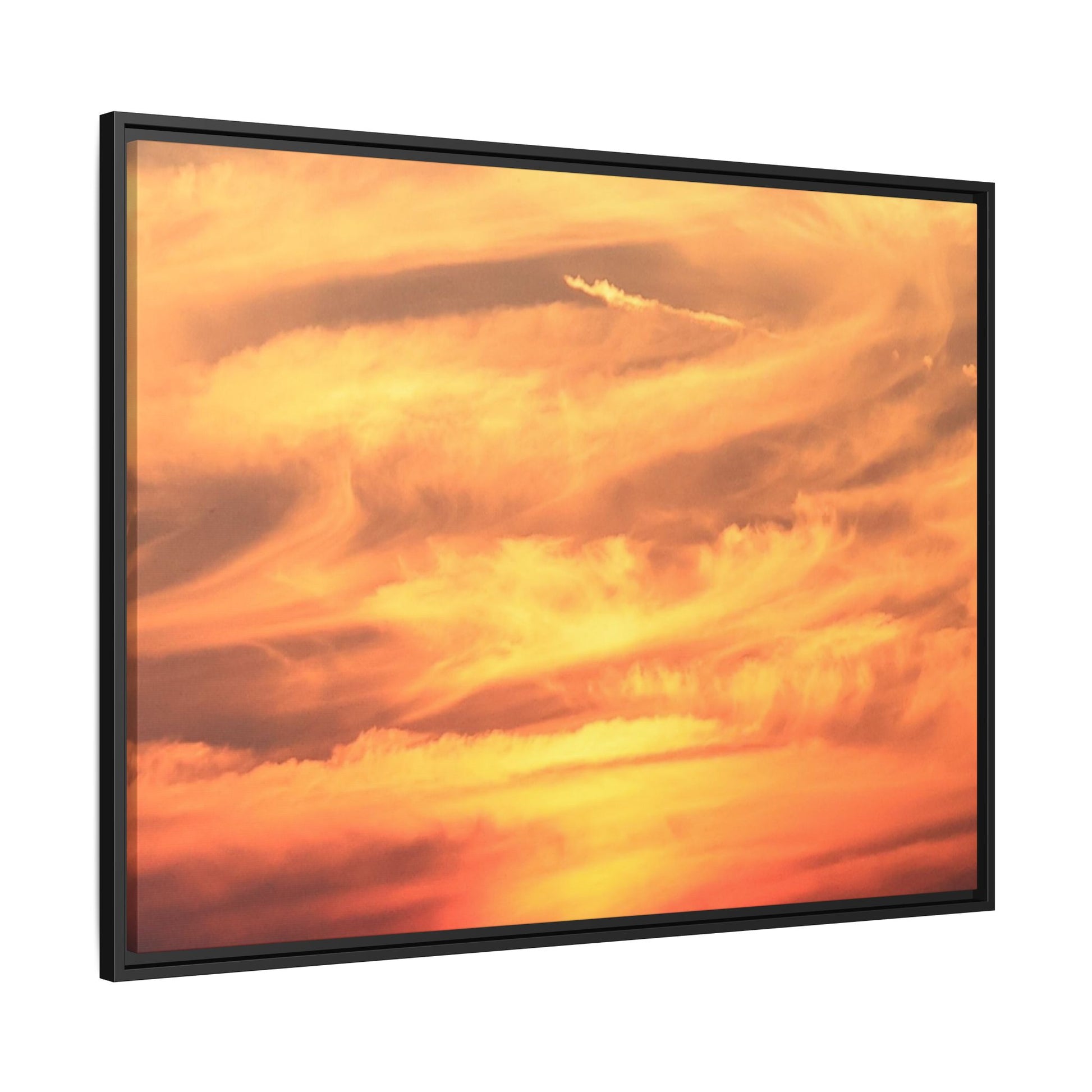 Burning Skies - Unique Stretched Canvas Wall Art - Art By Earth