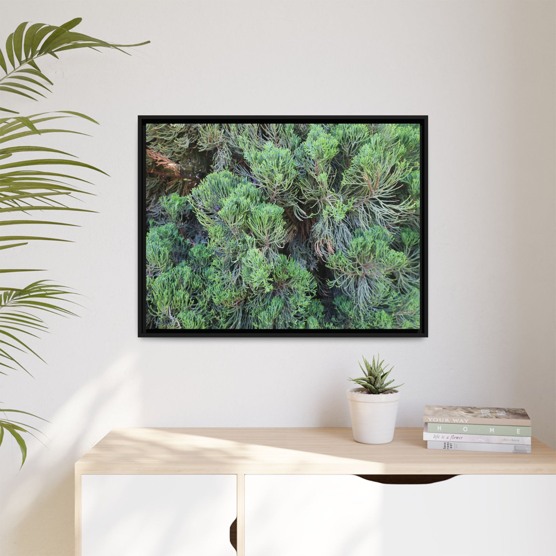 Verdant Whispers - Unique Stretched Canvas Wall Art - Art By Earth