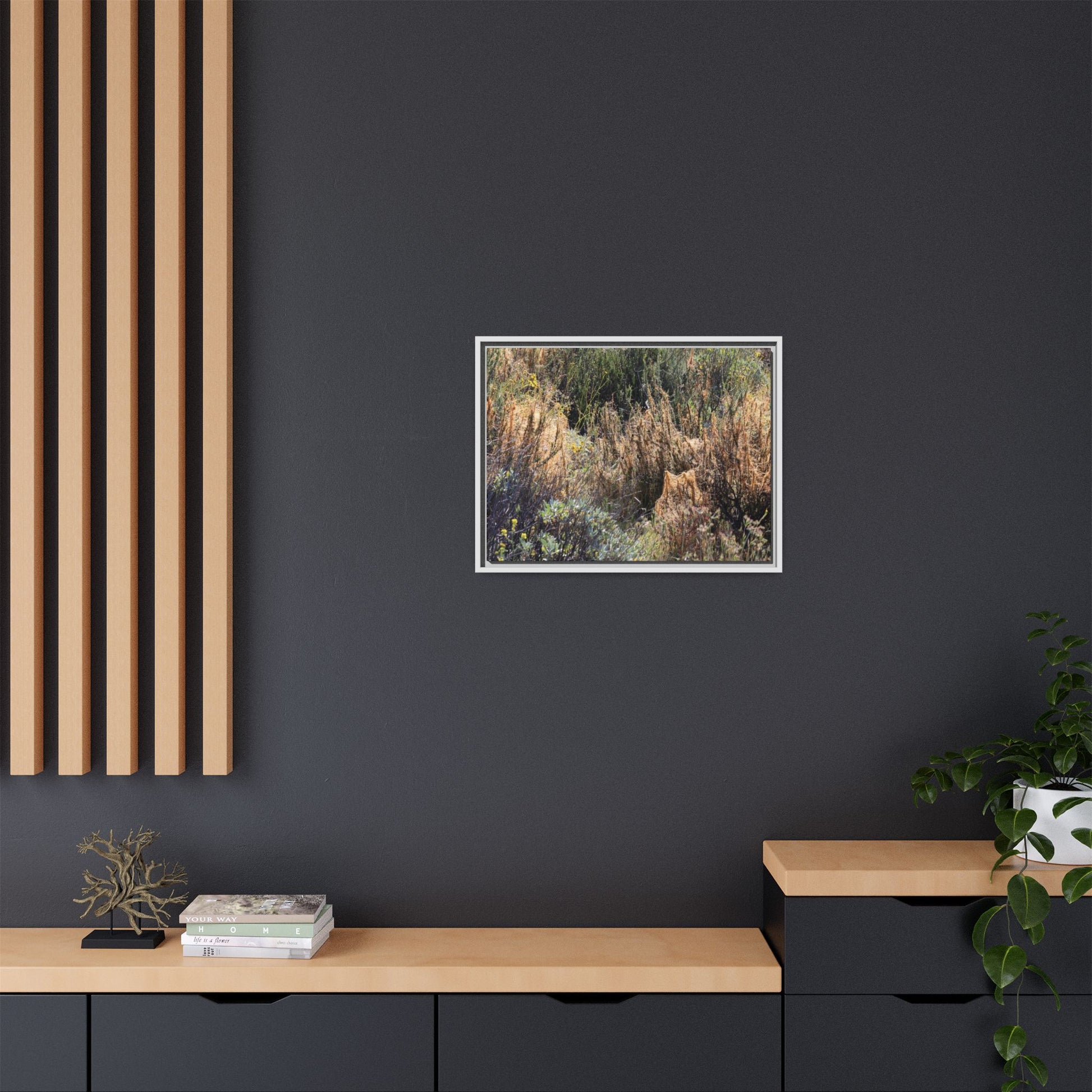 Drought-Stricken Landscape - Unique Stretched Canvas Wall Art - Art By Earth