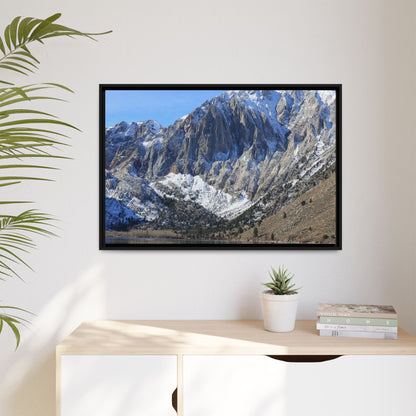 Frozen Reflection - Unique Stretched Canvas Wall Art