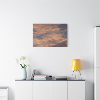 Sunset's Whispers - Unique Frameless Canvas Wall Art - Art By Earth