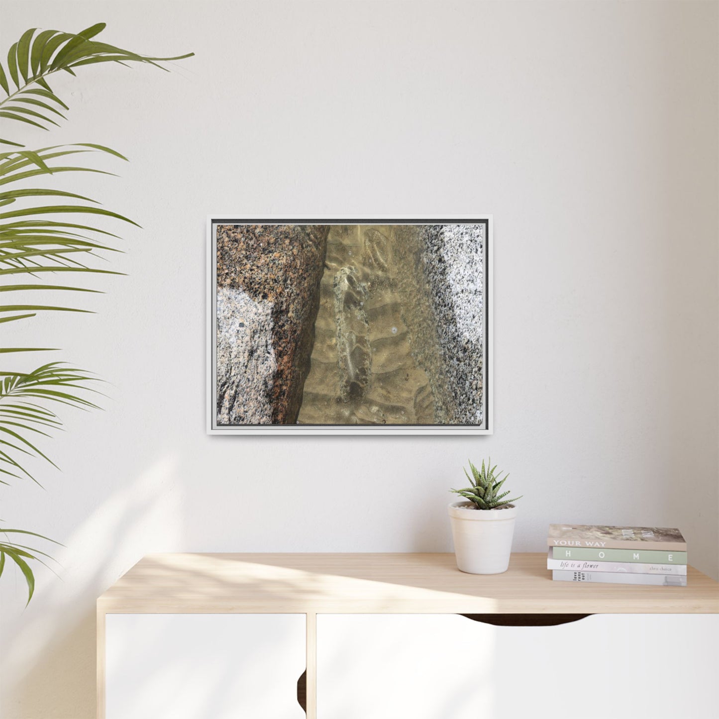 Between Concrete Walls - Unique Stretched Canvas Wall Art - Art By Earth