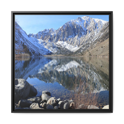 Reflections of Stillness - Unique Stretched Canvas Wall Art