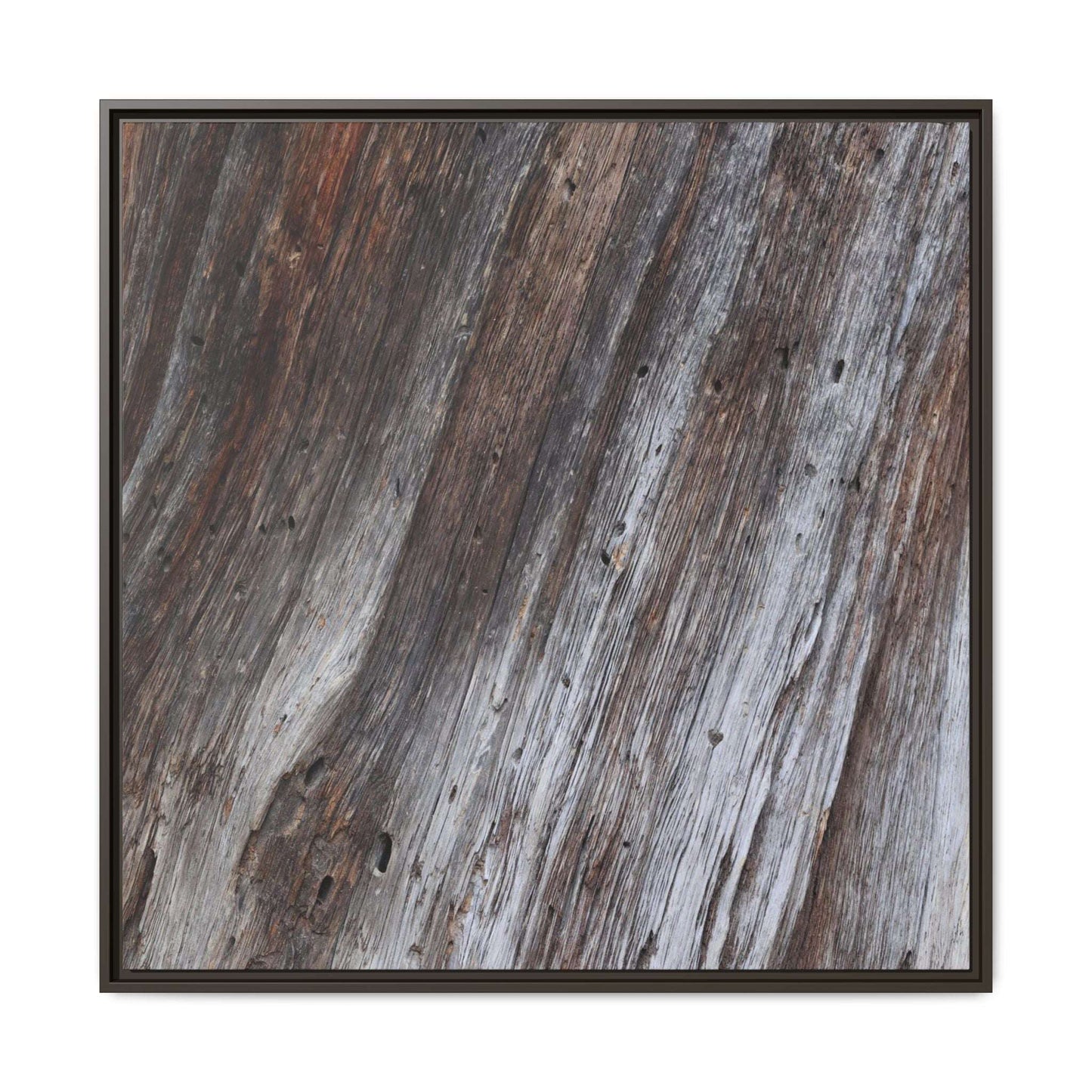 Aged Timber Texture - Unique Stretched Canvas Wall Art - Art By Earth
