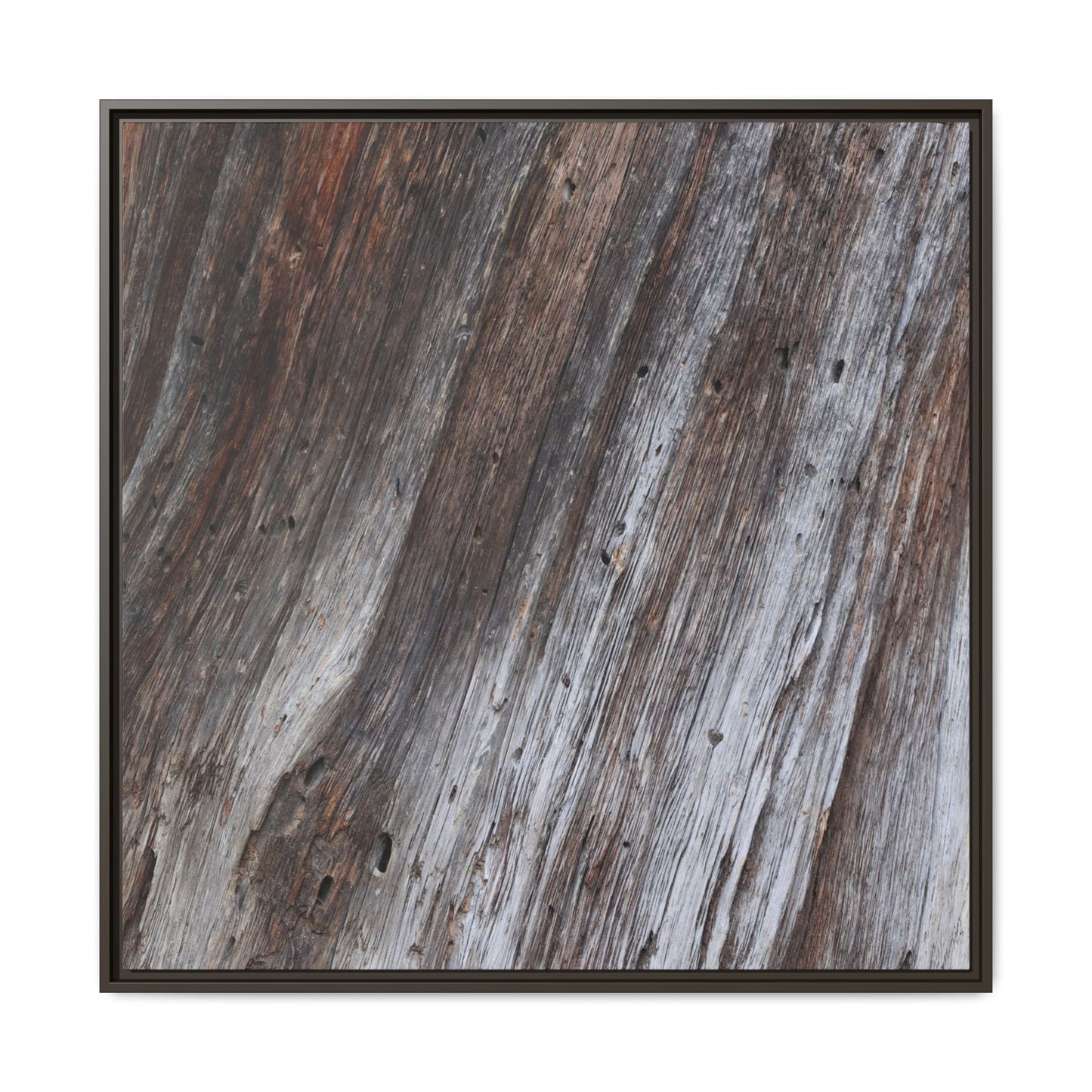 Aged Timber Texture - Unique Stretched Canvas Wall Art - Art By Earth