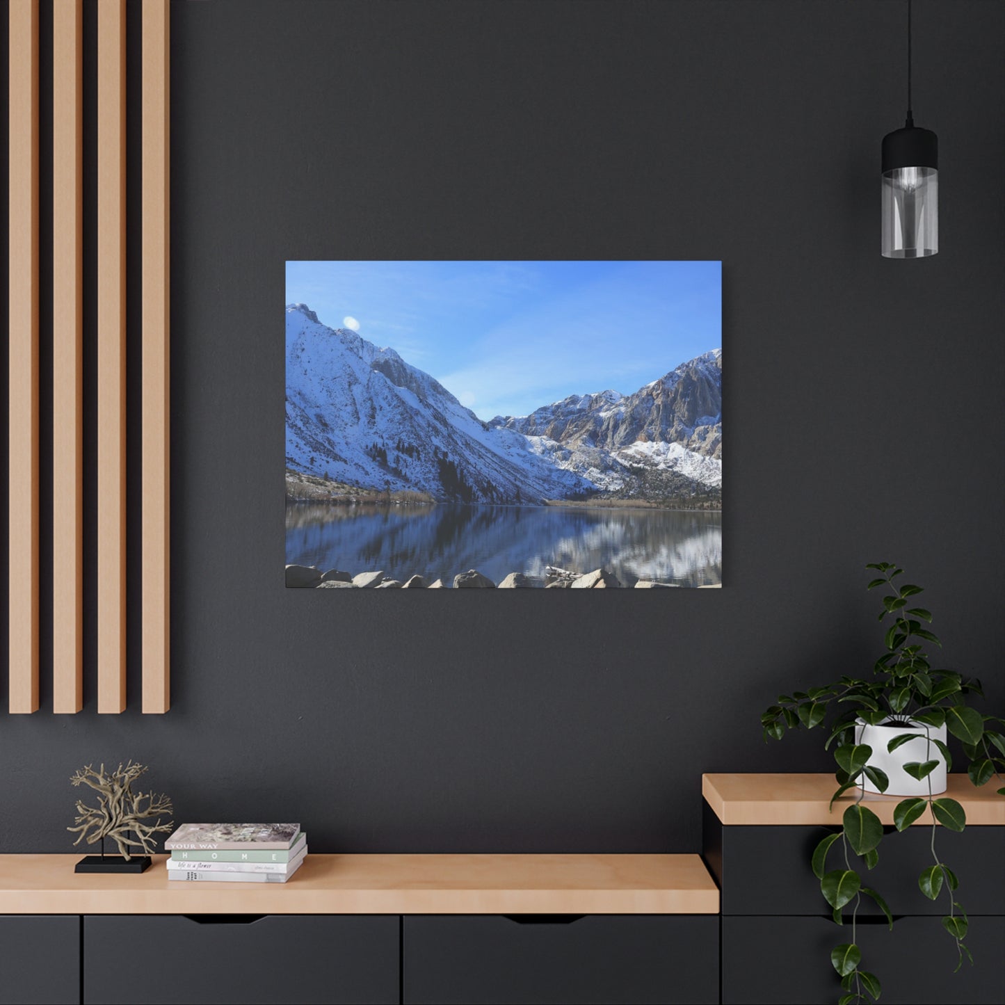 Reflections of Silence - Unique Frameless Canvas Wall Art