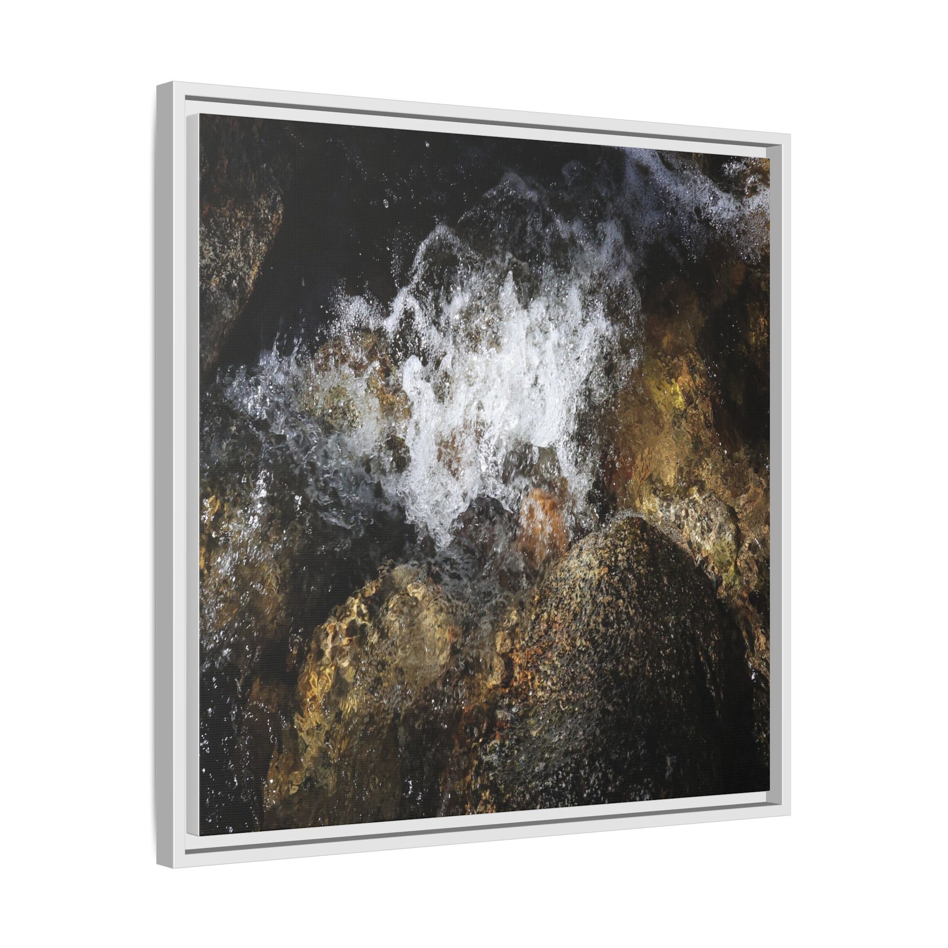 Cascading Momentum - Unique Stretched Canvas Wall Art - Art By Earth