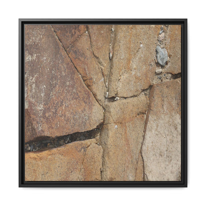 Rusty Crevices - Unique Stretched Canvas Wall Art - Art By Earth
