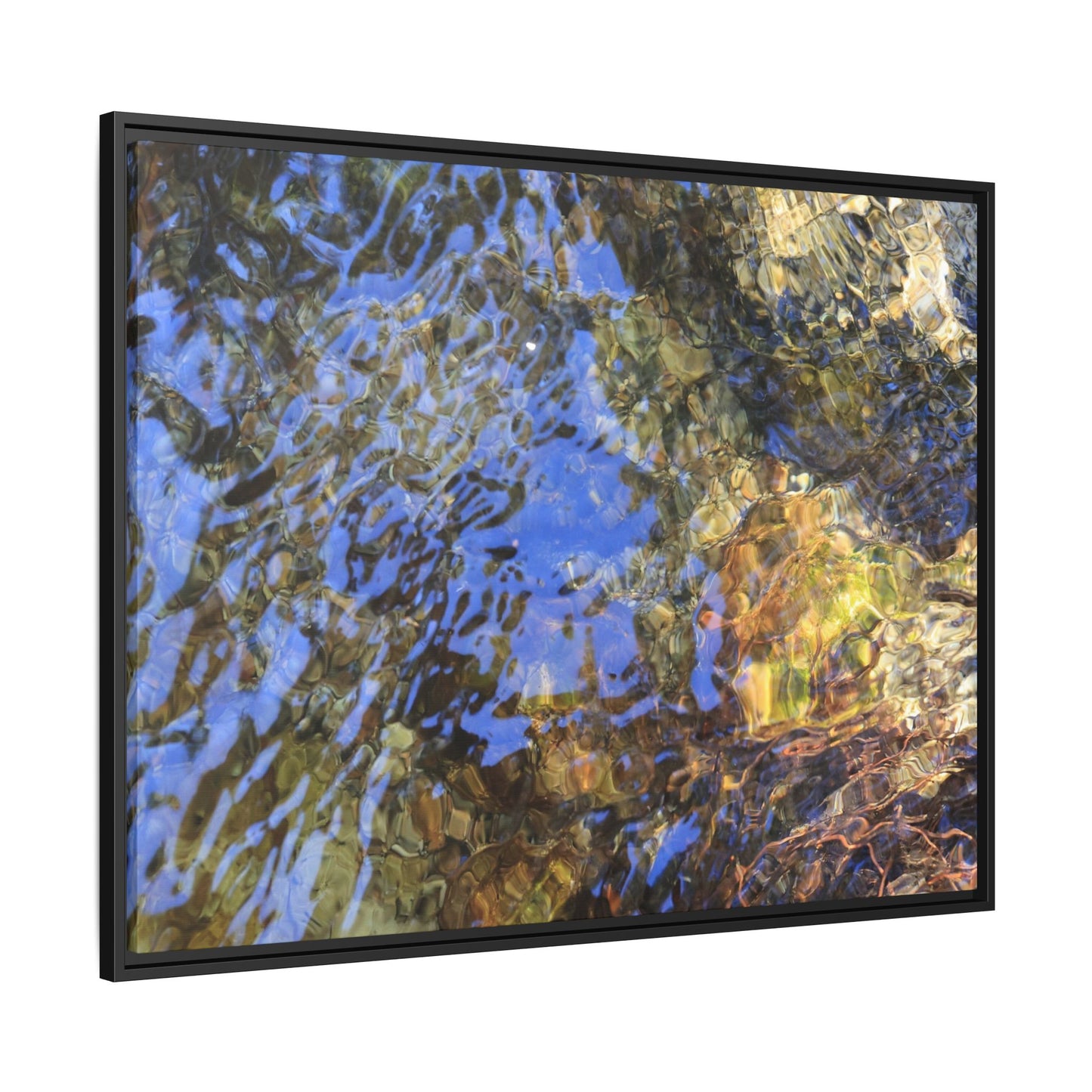 Watery Kaleidoscope - Unique Stretched Canvas Wall Art - Art By Earth