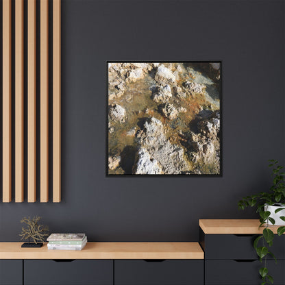 Stone Sea of Silence - Unique Stretched Canvas Wall Art